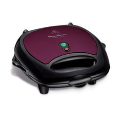 Moulinex SJ615612 moule à gauffres 2 gauffre(s) 700 W Noir, Violet