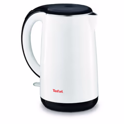 Tefal KO260130, 1,7 L, 2400 W, Noir, Blanc, Plastique, Acier inoxydable, Indicateur de niveau d'eau, Arrêt de sécurité en cas ...