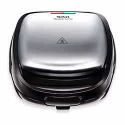 Tefal SW341D12 gaufrier et appareil à croque-monsieur 700 W Noir, Acier inoxydable