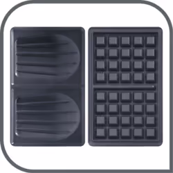 Tefal SW3418 moule à gauffres 2 gauffre(s) 700 W Noir, Gris - Vue supplémentaire 5