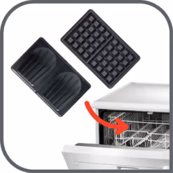 Tefal SW3418 moule à gauffres 2 gauffre(s) 700 W Noir, Gris - Vue supplémentaire 6