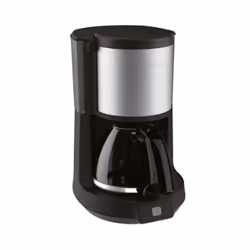 Moulinex FG370811, Machine à café filtre, Café moulu, Noir, Acier inoxydable