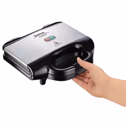 Tefal ULTRACOMPACT gaufrier et appareil à croque-monsieur 700 W Noir, Acier inoxydable