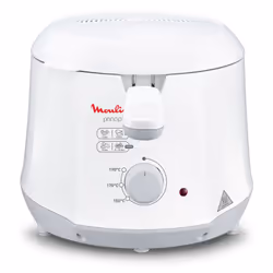 Moulinex Principio Unique Autonome 1000 W Friteuse Blanc, Gris