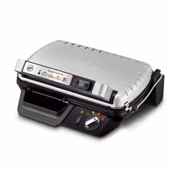 Tefal GC461B, Noir, Métallique, Métal, Dessus de table, Boutons, Rotatif, Plaque, 350 x 205 mm