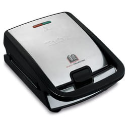 Tefal SW857D12 gaufrier et appareil à croque-monsieur Noir, Acier inoxydable