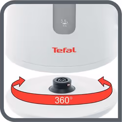 Tefal Element KO200130 bouilloire 1,7 L 2400 W Blanc