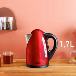 Tefal KI110511 bouilloire 1,7 L 2400 W Noir, Rouge, Acier inoxydable - Vue supplémentaire 5
