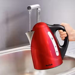 Tefal KI110511 bouilloire 1,7 L 2400 W Noir, Rouge, Acier inoxydable - Vue supplémentaire 6