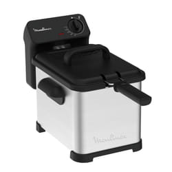 Moulinex Family Pro Access Unique 4 L Autonome 3000 W Friteuse Noir, Acier inoxydable
