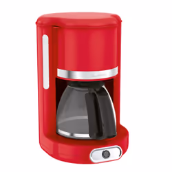 Moulinex FG381510, Machine à café filtre, 1,25 L, Café moulu, Rouge