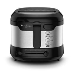 Moulinex AF215D10 friteuse Unique Autonome Noir, Acier inoxydable