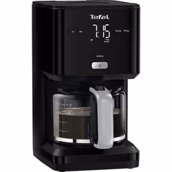 Tefal CM600, Machine à café filtre, 1,25 L, Café moulu, Noir