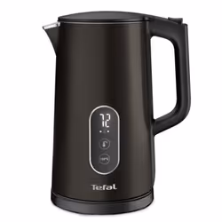 Tefal Digit KI831E10, 1,7 L, Noir, Acier inoxydable, Thermostat réglable, Indicateur de niveau d'eau, Fonction garder au chau ...
