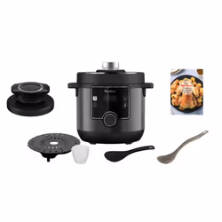 Moulinex CE778810, 7,6 L, 1450 W, 6 personne(s), 70 kPa, Noir, LCD