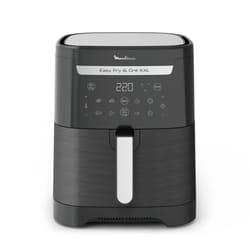 Moulinex Easy Fry & Grill XXL EZ801810 friteuse Double 6,5 L Autonome Friteuse d’air chaud Noir, Acier inoxydable