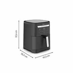 Moulinex Easy Fry & Grill XXL EZ801810 friteuse Double 6,5 L Autonome Friteuse d’air chaud Noir, Acier inoxydable