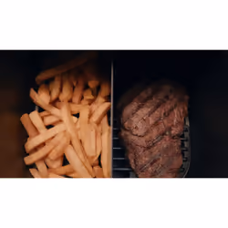Moulinex Easy Fry & Grill XXL EZ801810 friteuse Double 6,5 L Autonome Friteuse d’air chaud Noir, Acier inoxydable