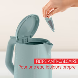 Moulinex BY2M1310 bouilloire 1,7 L 2400 W Bleu clair - Vue supplémentaire 6