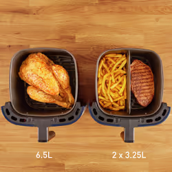 Tefal Easy Fry & Grill EY801410 Friteuse à air chaud Double 6,5L 1830W Bleu - Vue supplémentaire 5