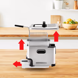 Tefal FR8041 Friteuse 3,5L 2300W Argent - Vue supplémentaire 4