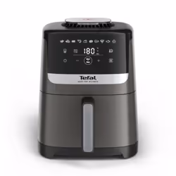 Tefal Easy Fry Silence EY551HE0 friteuse Unique 5 L Autonome Friteuse d’air chaud Noir, Gris, Acier inoxydable