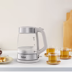 Tefal Glass Kettle KI605B30 bouilloire 1,7 L 2200 W Gris, Argent, Transparent - Vue supplémentaire 5