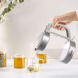 Tefal Glass Kettle KI605B30 bouilloire 1,7 L 2200 W Gris, Argent, Transparent - Vue supplémentaire 7