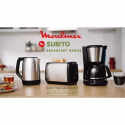 Moulinex LT5S0DE0 grille-pain 7 2 part(s) 1200 W Noir, Acier inoxydable - Vue supplémentaire 7