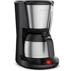 Cafetière isotherme - MOULINEX - FT5S0DE0 - 8 tasses - 800W - Noir INOX