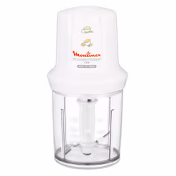 Moulinex DJ300110, 0,25 L, 0,2 kg, France, Blanc, Plastique, Acier inoxydable
