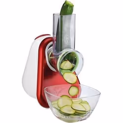 Moulinex Fresh Express + Râpe électrique et spiraliseur Rouge, Blanc