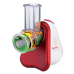 Moulinex Fresh Express + râpe électrique Rouge, Blanc