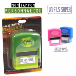 Un Fils Super - Tampon Encreur Personnalisé