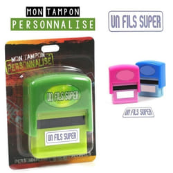 Un Fils Super - Tampon Encreur Personnalisé