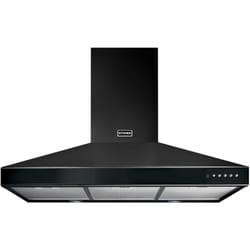 PHOT90NOIR Hotte murale 335m³/h 90cm 62dB 3 vitesses noir - Stoves