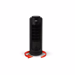 EWT AIRFANB, Ventilateur vertical domestique, Noir, Table, 80°, Secteur, 20 W