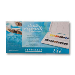 Boite Voyage - La Petite Aquarelle - 24 demi-godets