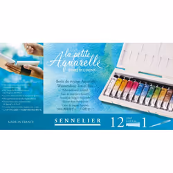 Boite Voyage - La Petite Aquarelle - 12 tubes 10 ml