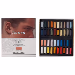 Etui Pastels 'A l'écu' - 40 demi-pastels - Portrait
