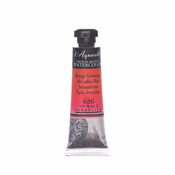 Peinture à laquarelle - Sennelier - Tube 10ml S2 - Rouge (636) - Haute qualité - Mixte