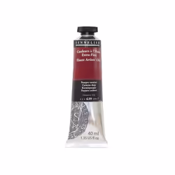 Couleurs à lhuile - Sennelier - Carmin Profond - 40ml - Pigments naturels - Finition satinée