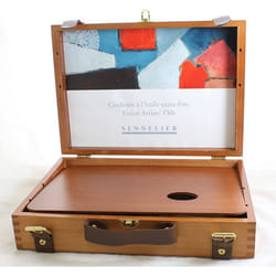 Coffret de peinture à lhuile - Sennelier - 15 tubes - Multicolore - Luxe en bois - Pour adultes