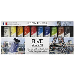 Peinture à lhuile - Fine - Sennelier - Rive Gauche - 10 tubes de 21ml