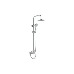 Rousseau Colonne de douche avec robinet mitigeur mecanique Timaru chrome