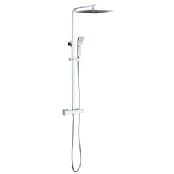 Edouard Rousseau KAREN système de douche 2 tête(s) Mur Argent
