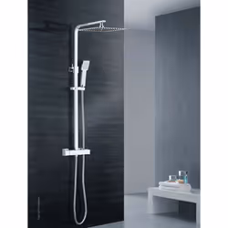 Edouard Rousseau KAREN système de douche 2 tête(s) Mur Argent