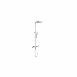 - Tête de douche orientable - Picos anticalcaire - Télescopique - Flexible double agrafage - Inverseur intégré