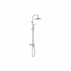 Apportez une finition soignée à votre salle de bain avec la colonne de douche MIHANÉ chromée. Caractéristiques : Tête de douc ...