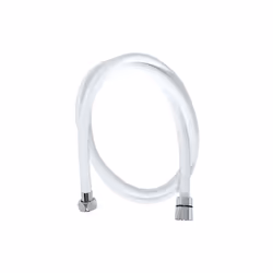 Ce flexible de douchette en PVC blanc est conçu pour une installation simple dans la salle de bain. Sa longueur de 1,50 m con ...